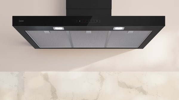 N 70, Wall-mounted cooker hood, 90 cm, Matt black-2