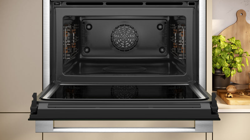 N 70, Built-in compact oven with microwave function, 60 x 45 cm, Stainless steel product photo (27838555_C24MR21N0B_PGA2_def.jpg)