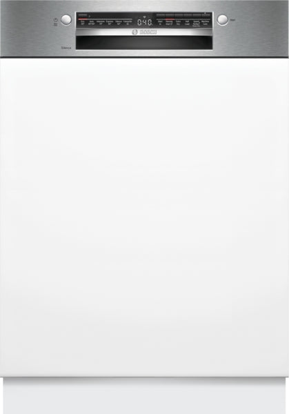 Series 2, Semi-integrated dishwasher, 60 cm, Brushed steel