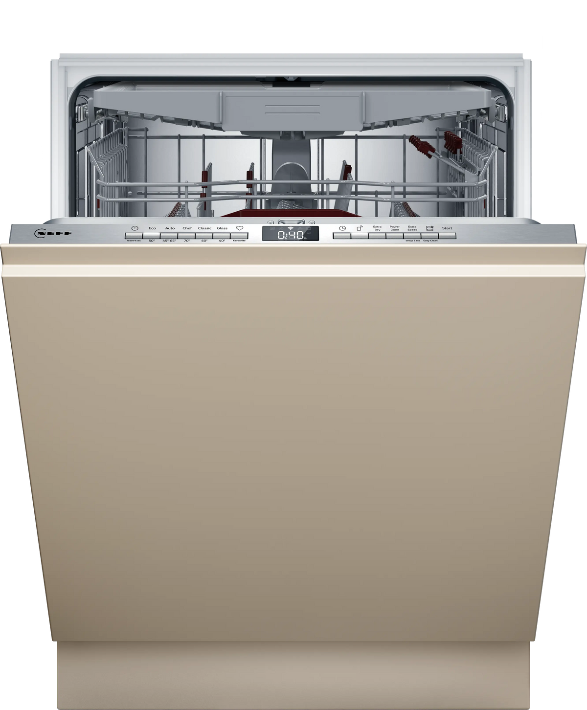 N 50, Fully-integrated dishwasher, 60 cm, Variable hinge