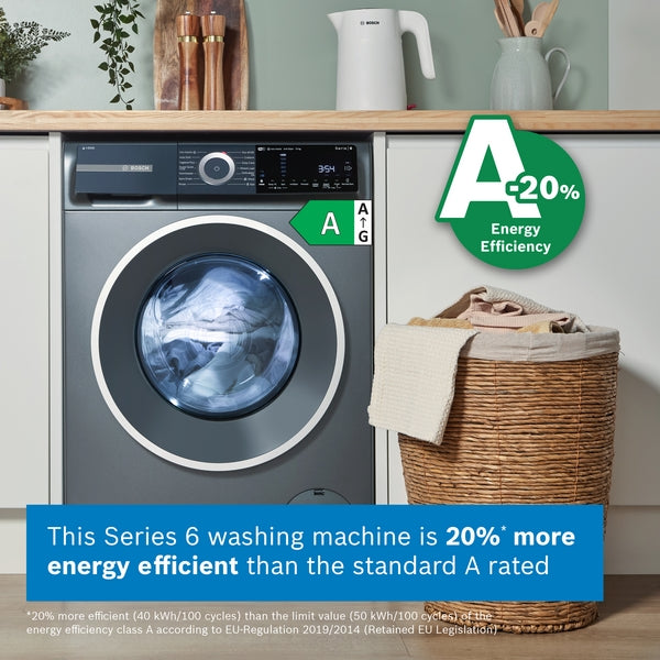 Bosch WGH254ARGB Series 6, Washing machine, front loader, 10 kg, max. 1400 rpm, Cast iron grey-15