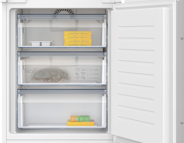 Neff N 30 KI7961SE0G Built-in fridge-freezer with freezer at bottom - Sliding Hinge-4