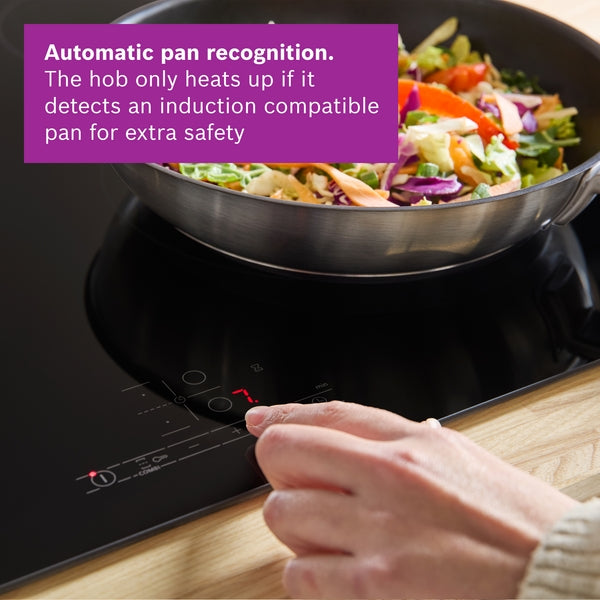 Bosch PWP611BB5B Series 4 Induction hob, 60 cm, surface mount without frame-17