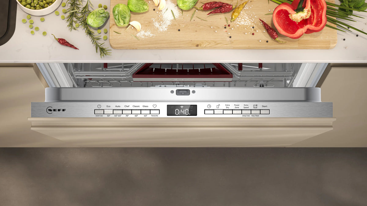 N 50, Fully-integrated dishwasher, 60 cm, Variable hinge