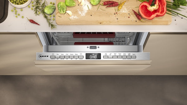 N 50, Fully-integrated dishwasher, 45 cm, Variable hinge