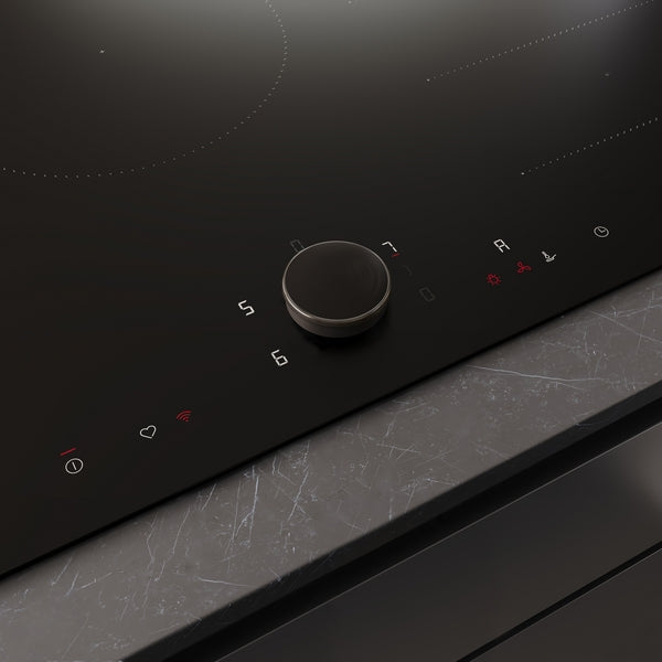 N 90, Induction hob, 80 cm, Matt black,-10
