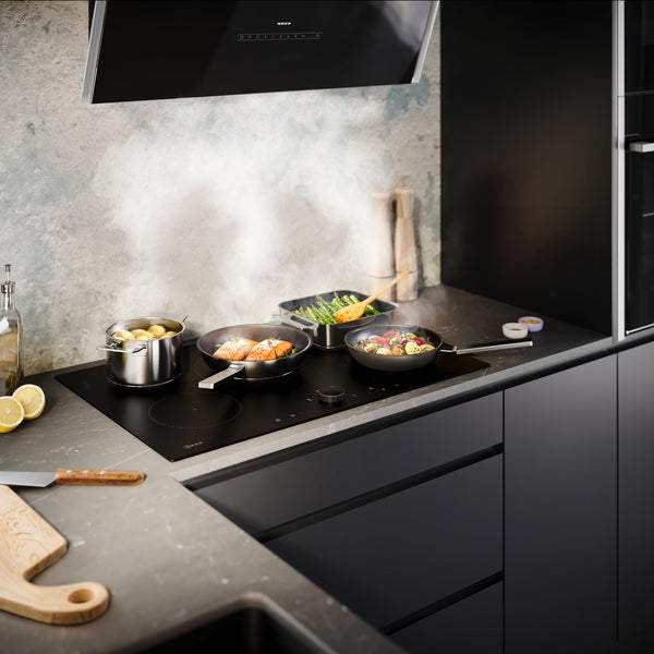 N 90, Induction hob, 80 cm, Matt black,-11