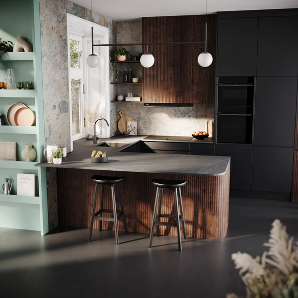 N 90, Induction hob, 80 cm, Matt black,-8