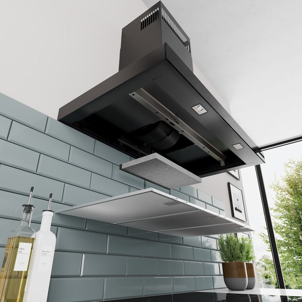 Bosch DWB97DN60B Series 6, Wall-mounted cooker hood, 90 cm, Matt black-13