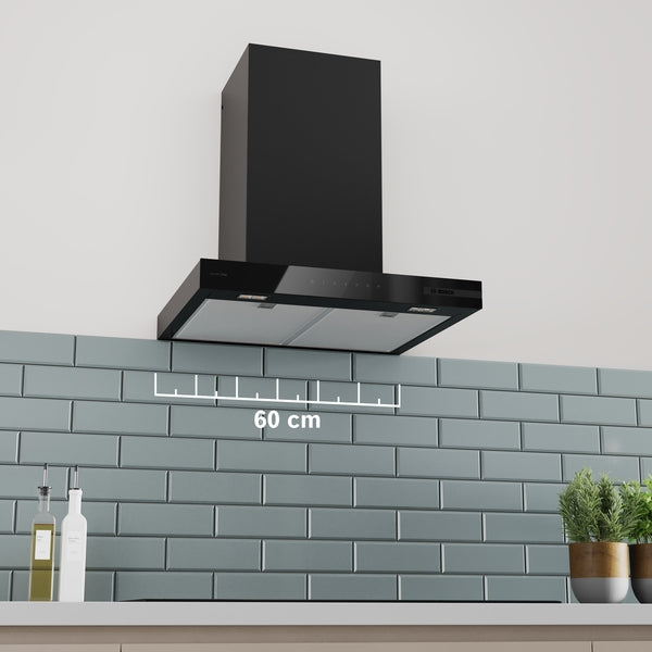 Bosch DWB67DN60B Series 6, Wall-mounted cooker hood, 60 cm, Matt black-6