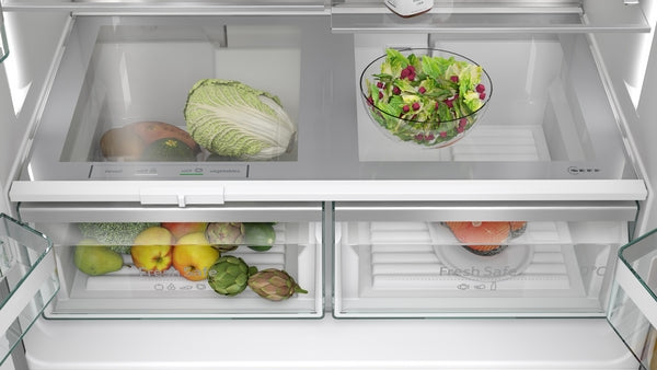 N 70, Multi Door American Fridge Freezer, 183 x 90.5 cm, Brushed black steel anti-fingerprint, Total No Frost-4