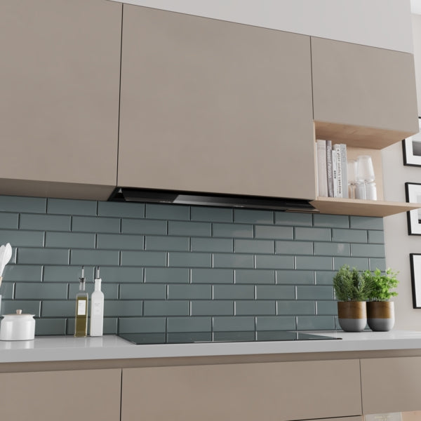 Bosch DBB97DP60B Series 6, Integrated Design Hood, 90 cm, clear glass black printed, Matt black-11
