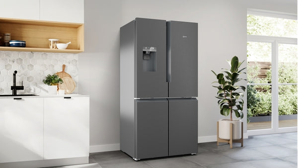 N 70, Multi Door American Fridge Freezer, 183 x 90.5 cm, Brushed black steel anti-fingerprint, Total No Frost-8