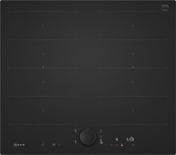 N 90, Induction hob, 60 cm, Matt black-1