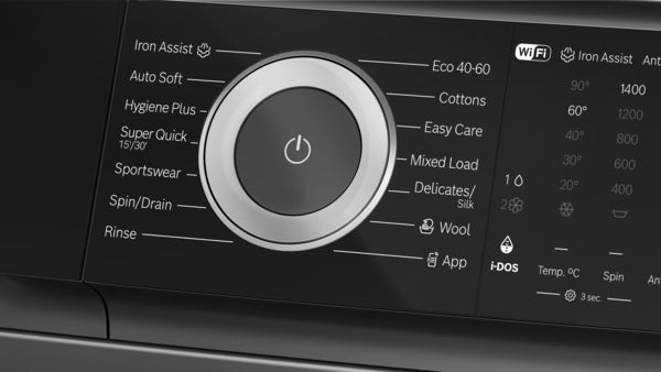 Bosch WGH254ARGB Series 6, Washing machine, front loader, 10 kg, max. 1400 rpm, Cast iron grey-20