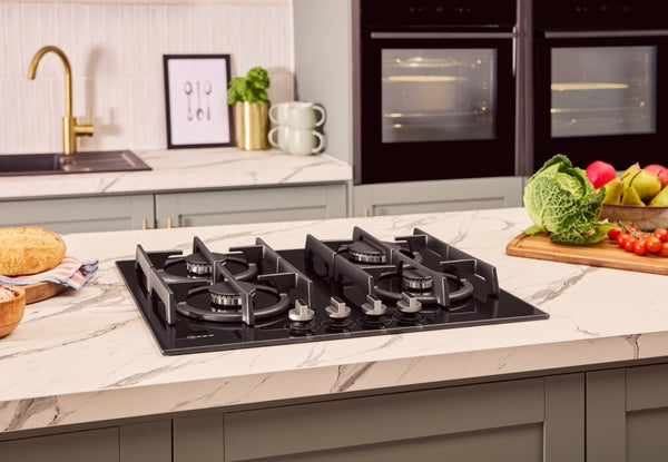 Neff T26PIP4S0 N 70, Gas hob, 60 cm, Tempered glass, Black-5