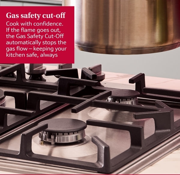 Neff T27CIQ8N0 N 70, Gas hob, 75 cm, Stainless steel-11