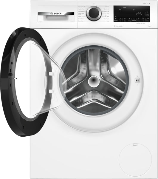 Series 6, Washing machine, front loader, 9 kg, max. 1400 rpm