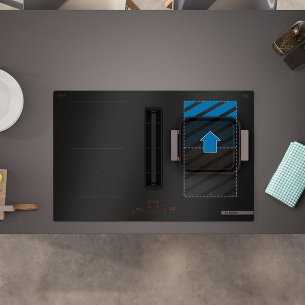 Bosch PVQ81AH26E Series 6, Induction hob with integrated ventilation system, 80 cm, Matt black-17