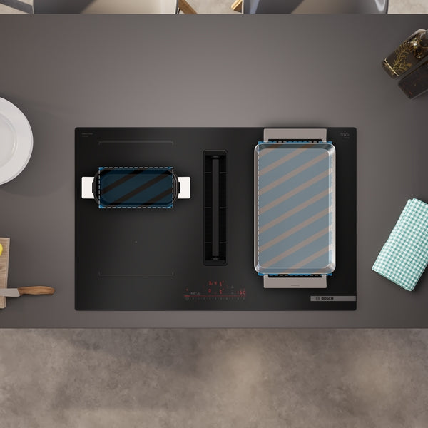 Bosch PVQ81AH26E Series 6, Induction hob with integrated ventilation system, 80 cm, Matt black-16