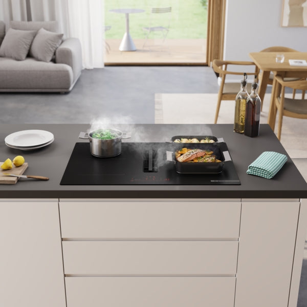 Bosch PVQ81AH26E Series 6, Induction hob with integrated ventilation system, 80 cm, Matt black-10