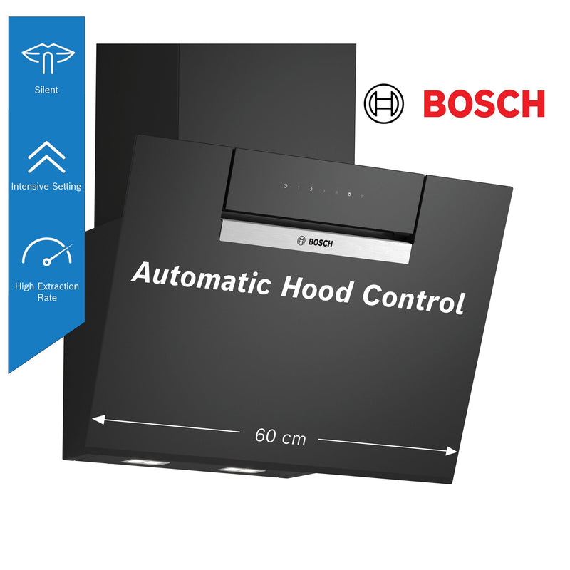Bosch Angled Glass Chimney Hoods Series 4 DWK67FN60B