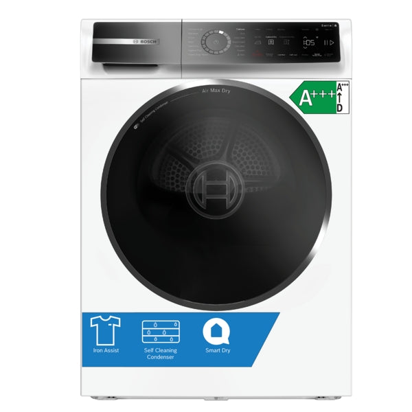 Bosch WRB247C9GB Series 8, Heat pump tumble dryer, 9 kg