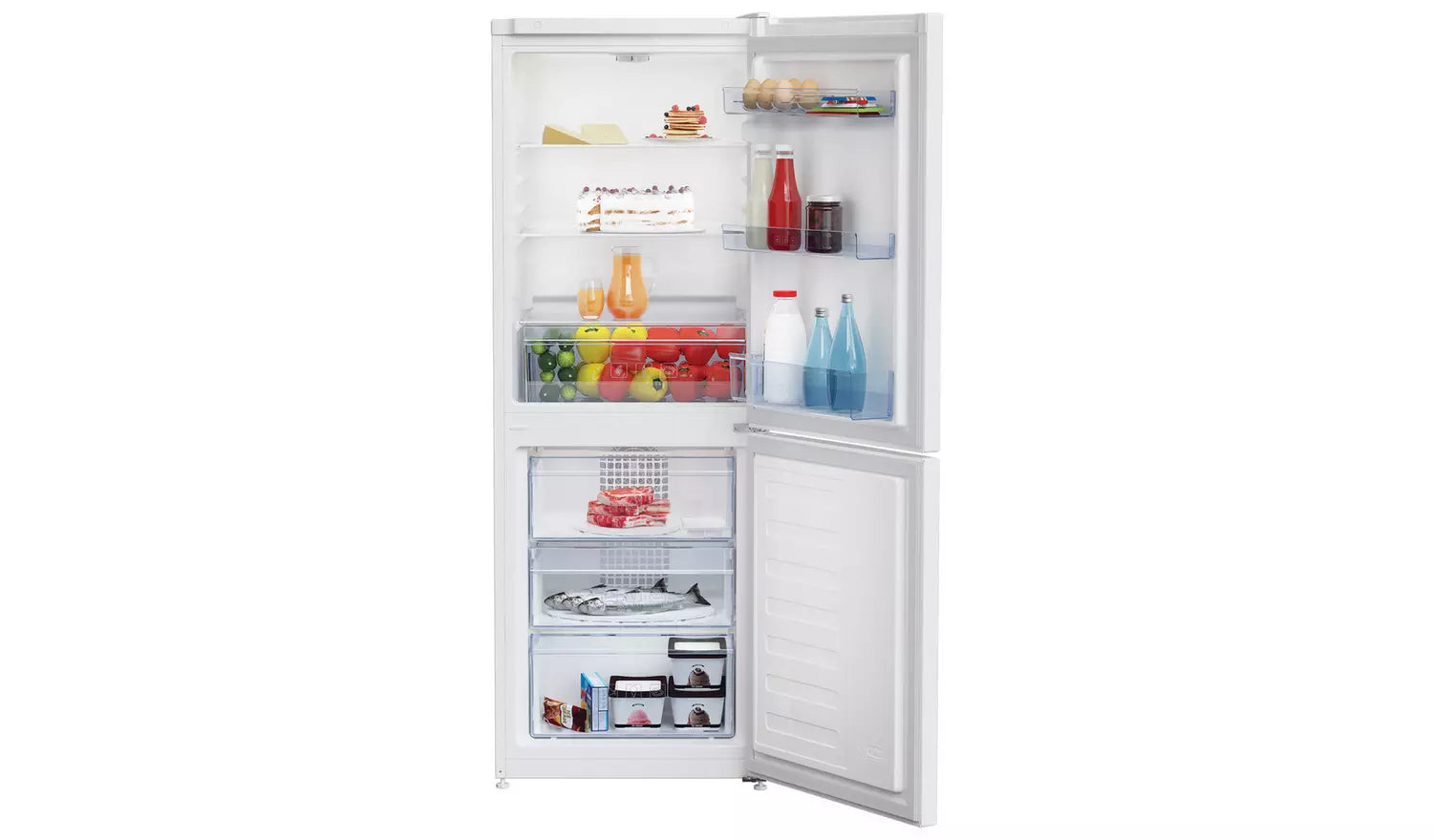 BEKO CFG4552W 50/50 Frost Free Fridge Freezer - White