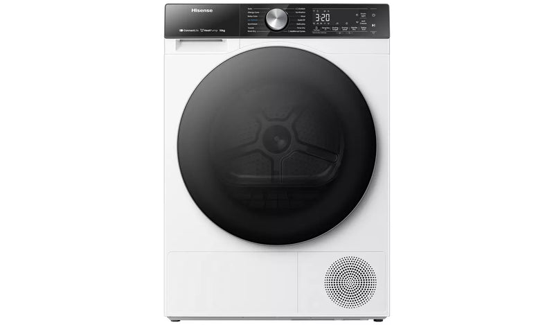 Hisense DH5S102BW 5S Freestanding tumble dryer with heating pump, 10 kg-1