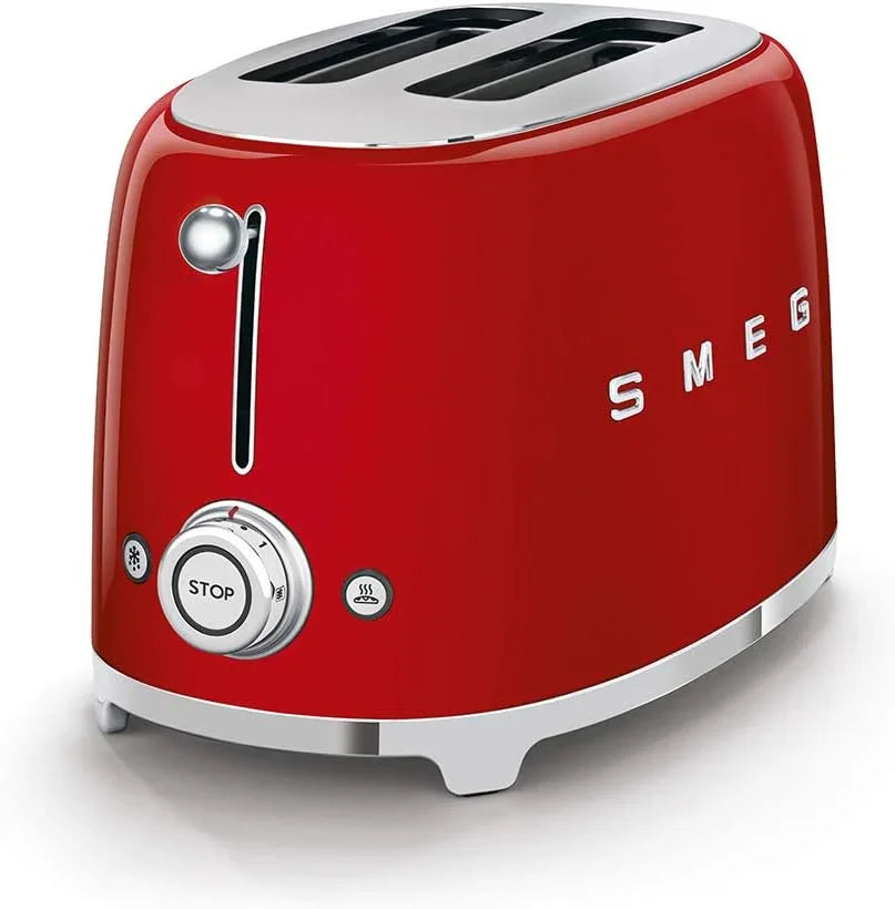 Smeg TSF01RDUK 50's Retro Style Toaster In Red