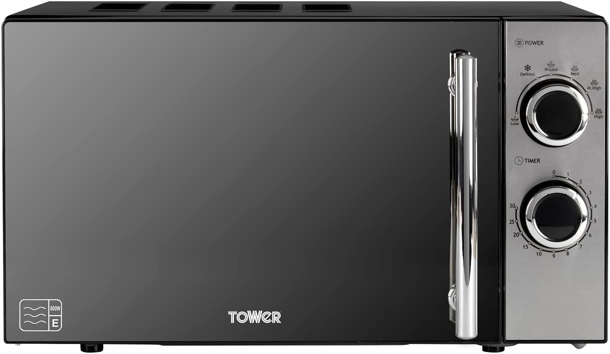 Tower T24015 800W 20L Microwave with 5 Power Levels and a 30 Minute Timer
