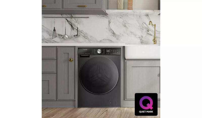 Hisense 12kg Freestanding Washing Machine 1400rpm LED Display Black-2