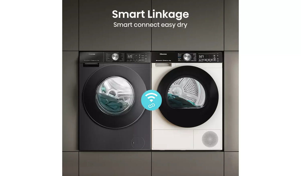 Hisense 12kg Freestanding Washing Machine 1400rpm LED Display Black-11