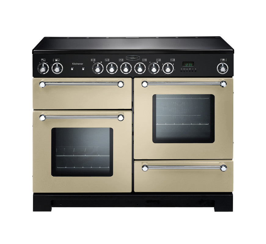 Rangemaster Kitchener Cream Chrome
