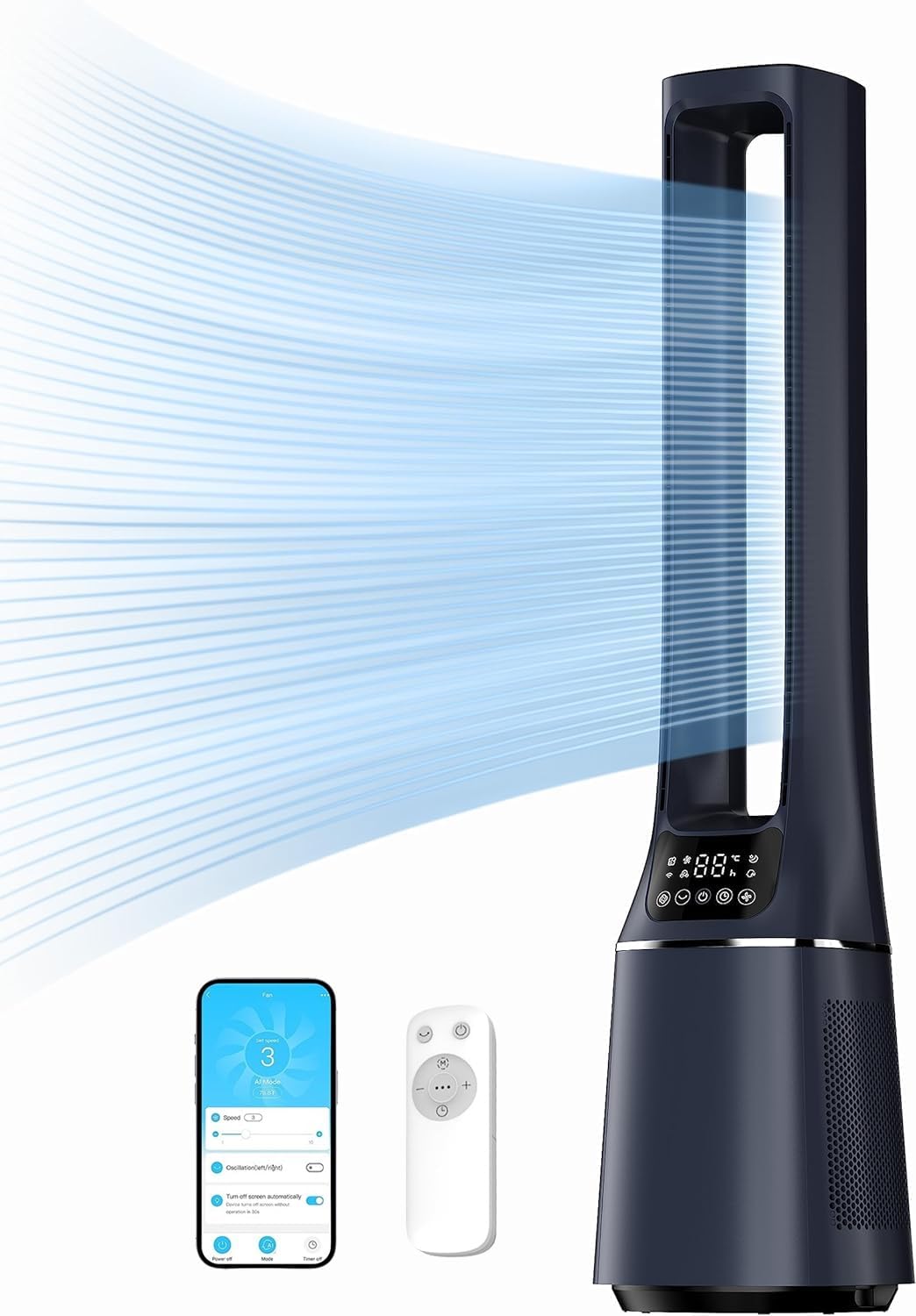 Midea MBF150BSUK Bladeless Tower Fan