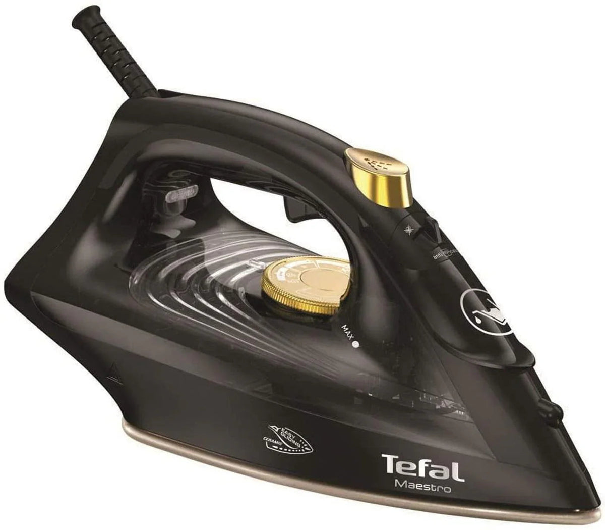 TEFAL FV1869 Maestro Steam Iron In Gold/Black