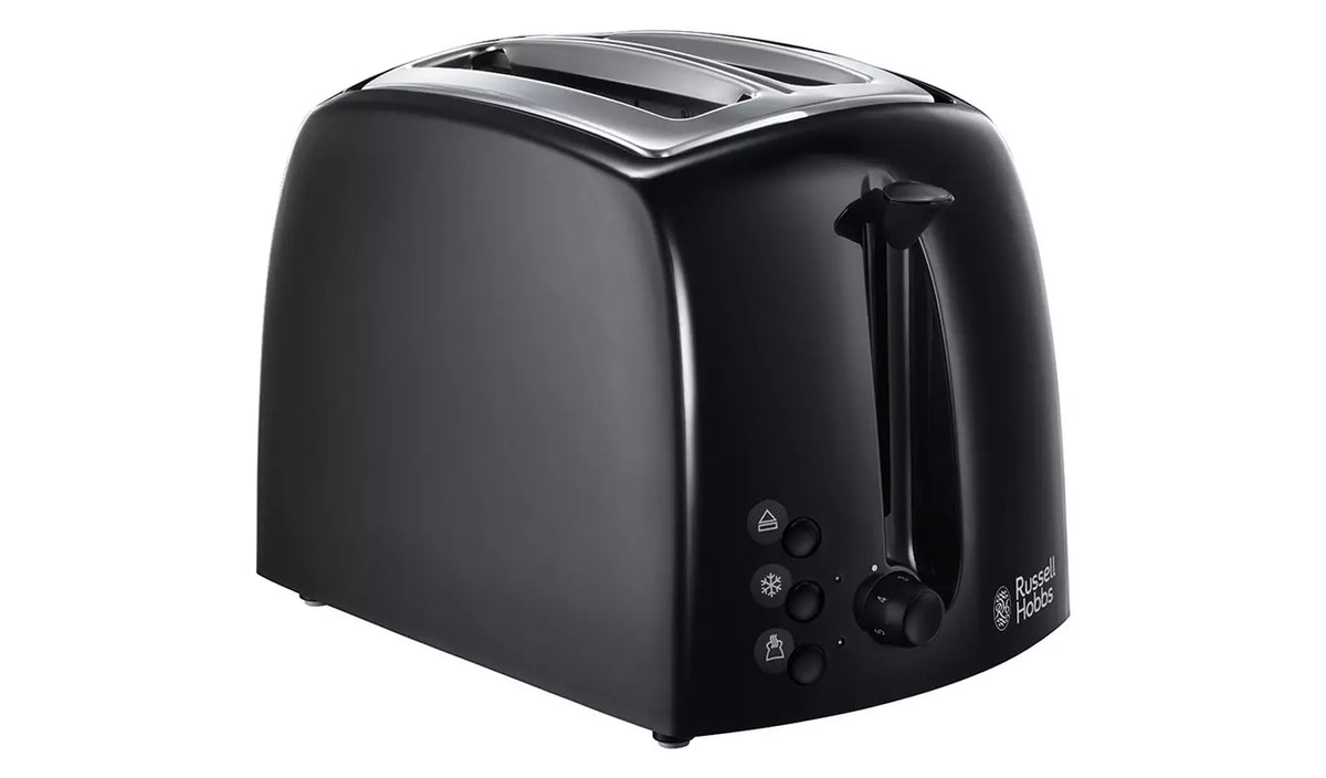 Russell Hobbs 21641 Textures 2-Slice Toaster, Black