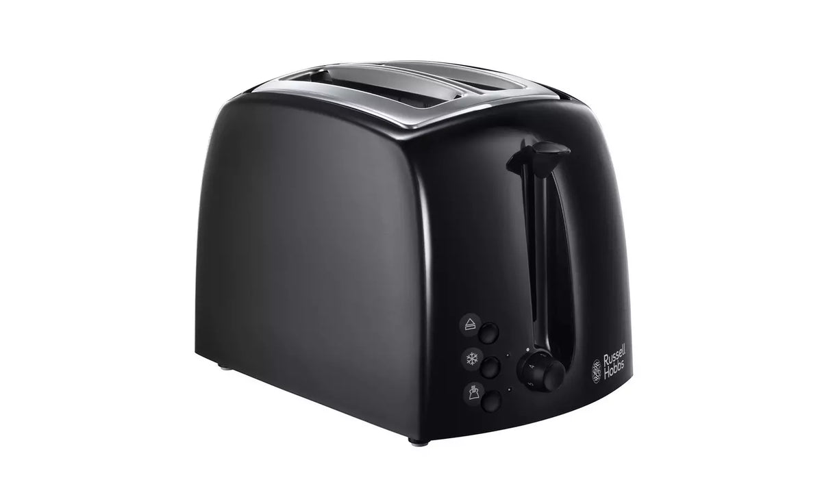 Russell Hobbs 21641 Textures 2-Slice Toaster, Black