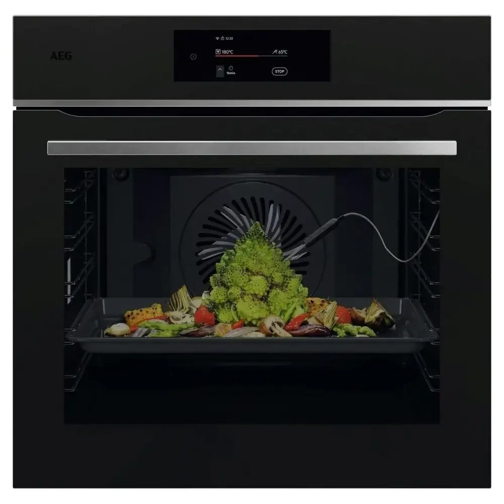 AEG TE7PB731AT 7000 series MealAssist Pyrolytic single oven - Matt Black