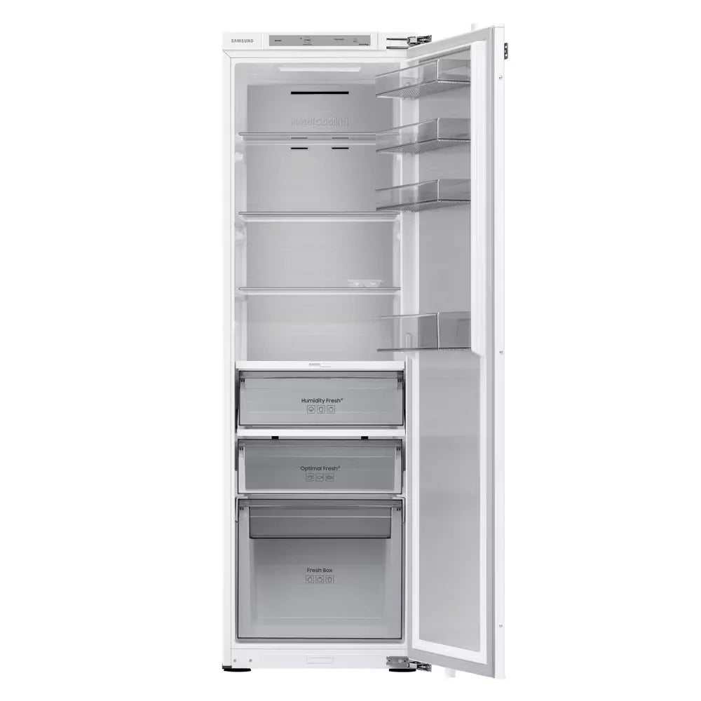 Samsung BRR29723EWW Integrated Fixed door Larder Fridge with SpaceMax™ Technology [fixed hinge]