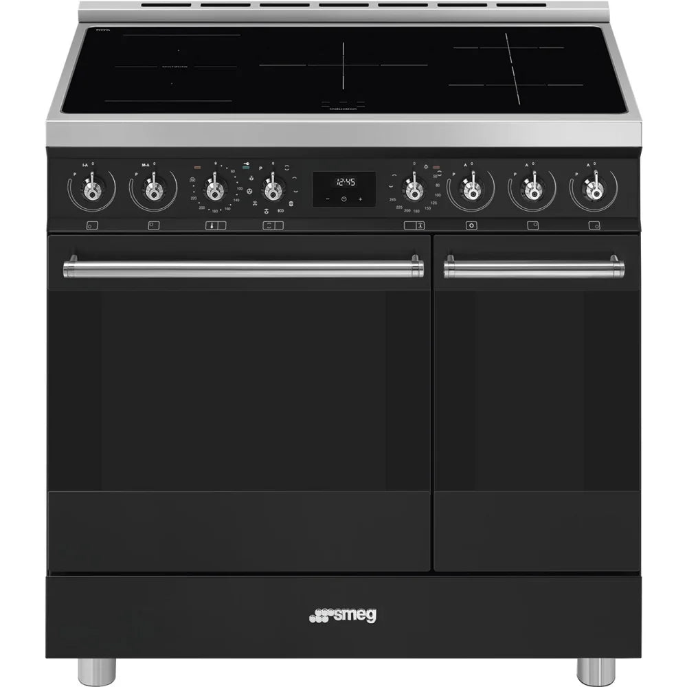 Smeg C92IPMB2 90cm Induction Range Cooker - Matte Black