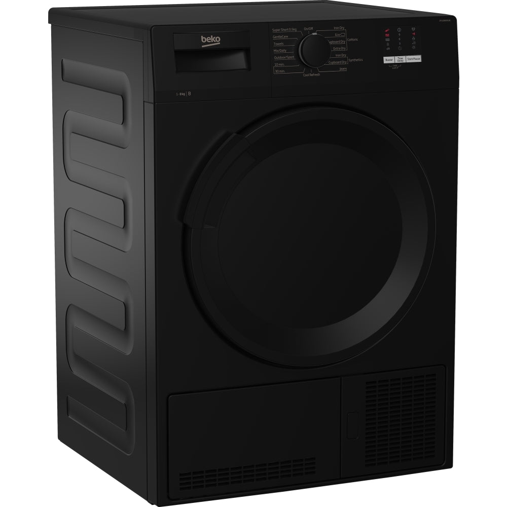 Beko DTLCE80051B 8kg Condenser Tumble Dryer, Black