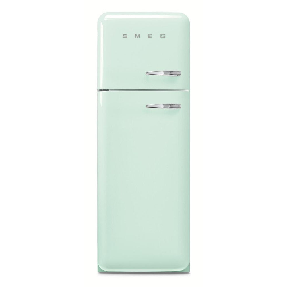 Smeg FAB30LPG6UK 50's Style Retro Fridge Freezer Left Hand Hinge - Pastel Green