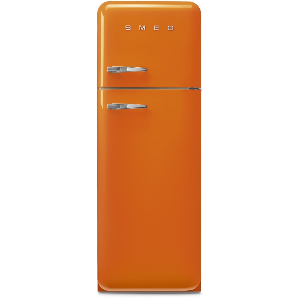 Smeg FAB30ROR6UK 50's Style Retro Fridge Freezer Right Hand Hinge - Orange