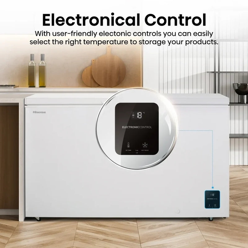 Hisense FC571D4AWLYE 440 litre chest freezer-3