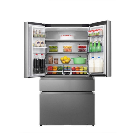 Hisense Freestanding French Door refrigerator, Stainless Steel, 579 L RF749N4SWSE