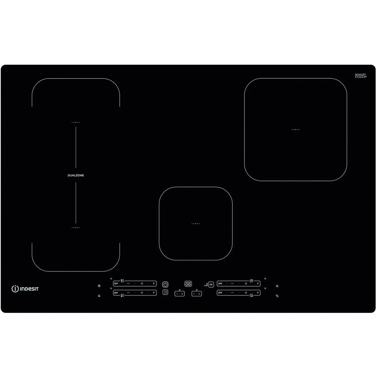 Indesit IB 21B77 NE - 77cm Induction Hob - 4 zones