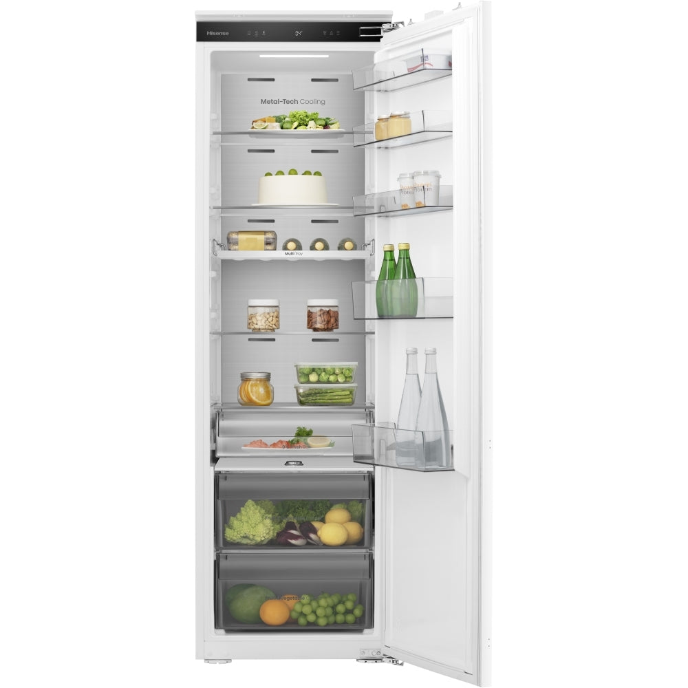 Hisense RL3B303SAWE Integrated Upright 177cm Fridge - Fixed Door Hinge Kit - White - E Rated