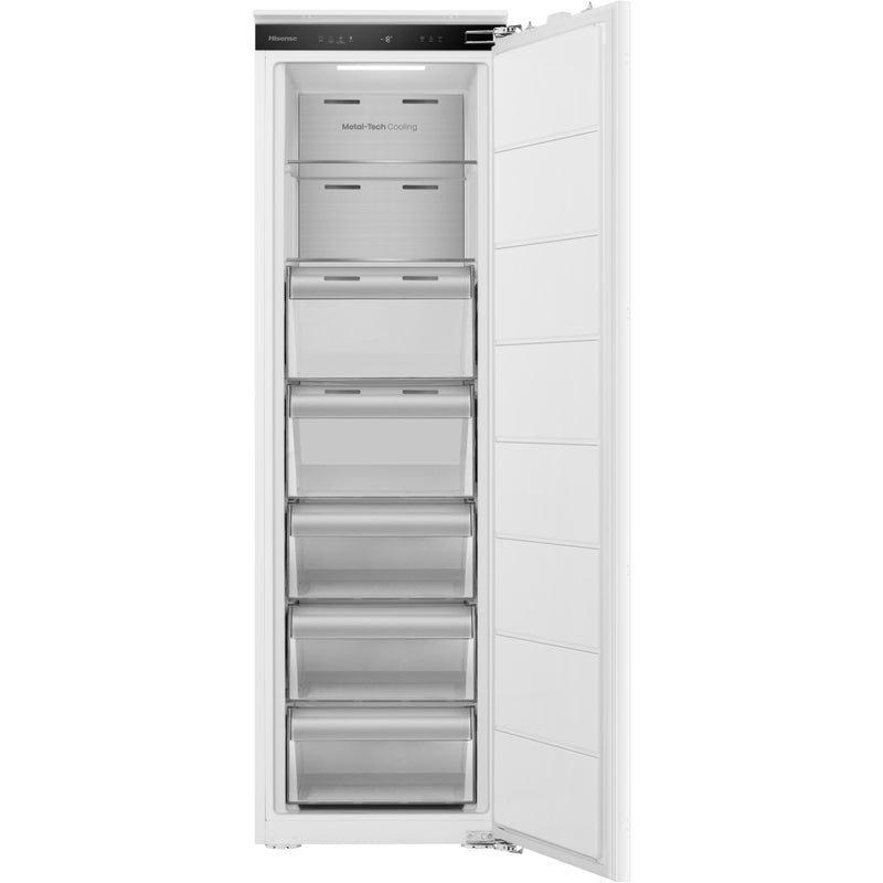 Hisense FT3B213SAWE
Total No Frost Built-In Freezer, Fixed Hinge, White, E Rated-4