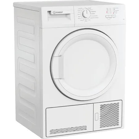 Indesit Condenser Sensor Dry Tumble Dryer - White - 8KG - B Rated - CYDC82WWGLUK-2